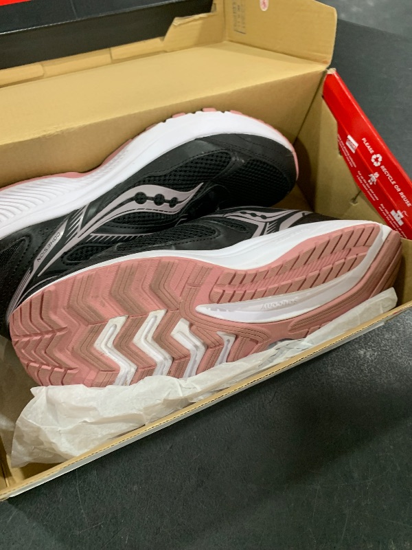 Photo 1 of Saucony Women's Core Cohesion 14 Road Running Shoe, Black/Pink, 9.5 Wide