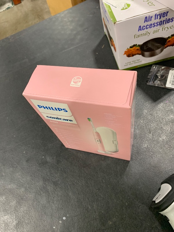 Photo 1 of Philips Sonicare ProtectiveClean 6100 Rechargeable Electric Toothbrush, with Pressure Sensor, 3 Cleaning Modes, SmarTimer and QuadPacer, 14-Day Battery Life, Travel Case, Pink, Model HX6876/21