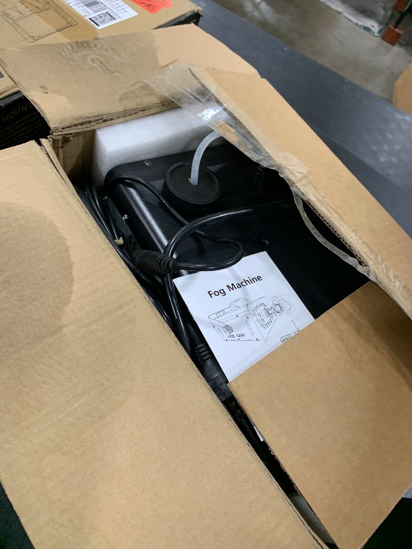 Photo 1 of PARTS ONLY --------------------------------------------------------------------------------------------Fog Machine Halloween Outdoor 1200W with 18 LED Lights, Smoke Machine Fog with Remote, Perfect for Party, Stage, Wedding, Indoor