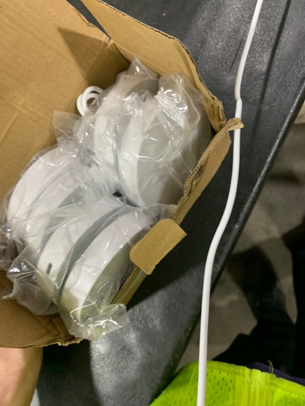 Photo 1 of Under Cabinet Light Motion Sensor - Rechargable Closet Puck Lights, Stick on Lighting Magnet, Under Counter Lights Kitchen, LED Montion Sensor Light, Locker Nightlights 6-Pack