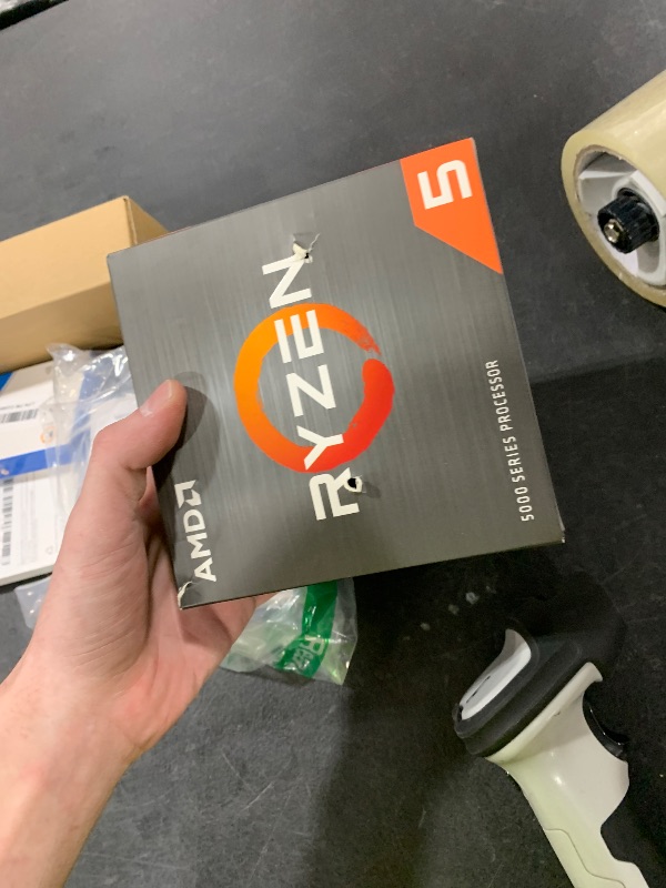 Photo 1 of AMD Ryzen 5 5500 6-Core, 12-Thread Unlocked Desktop Processor with Wraith Stealth Cooler
