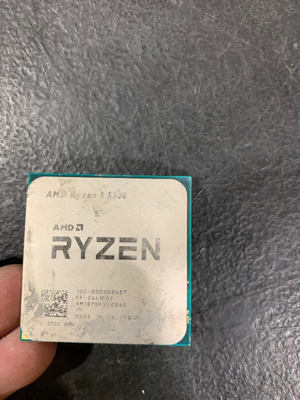 Photo 1 of AMD Ryzen 5 5500 6-Core, 12-Thread Unlocked Desktop Processor with Wraith Stealth Cooler