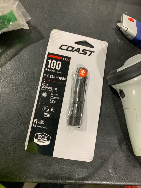 Photo 1 of Coast® G22 100 Lumen Bulls-Eye™ Spot Beam LED Penlight, Battery Included