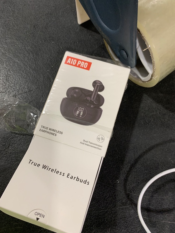 Photo 1 of Sisism A10 Pro Wireless Earbuds, Bluetooth 5.3 Headphones HiFi Stereo 50H Playback LED Digital Display Ear Buds with ENC Noise Canceling Headset, IPX7 Waterproof Earphones for Gym/Running/Work