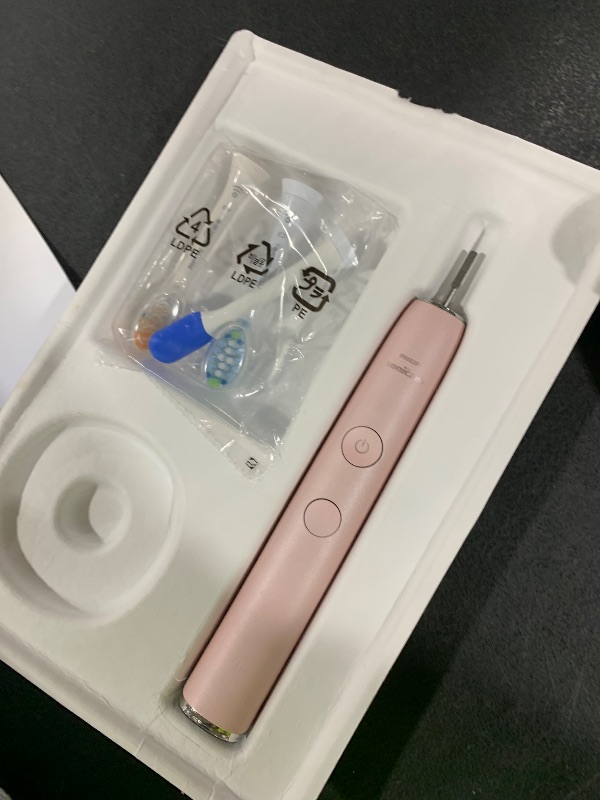 Photo 1 of Philips Sonicare DiamondClean Smart 9500 Electric Toothbrush, Sonic Toothbrush with App, Pressure Sensor, Brush Head Detection, 5 Brushing Modes and 3 Intensity Levels, Pink, Model HX9923/21