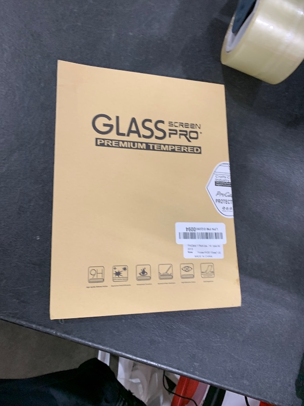 Photo 1 of ProCase 1 Pack Screen Protector for 9.7" iPad 6th 5th / iPad Pro 9.7 2016 / iPad Air 2 / iPad Air 1, Tempered Glass Film Guard for iPad 6 5 2018 2017, iPad Air 2nd 1st 2014 2013
