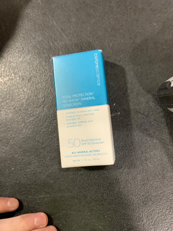 Photo 1 of Colorescience Total Protection No-Show Mineral Sunscreen SPF 50, 1.7oz, 100% Invisible all-mineral sunscreen for all skin tones & types