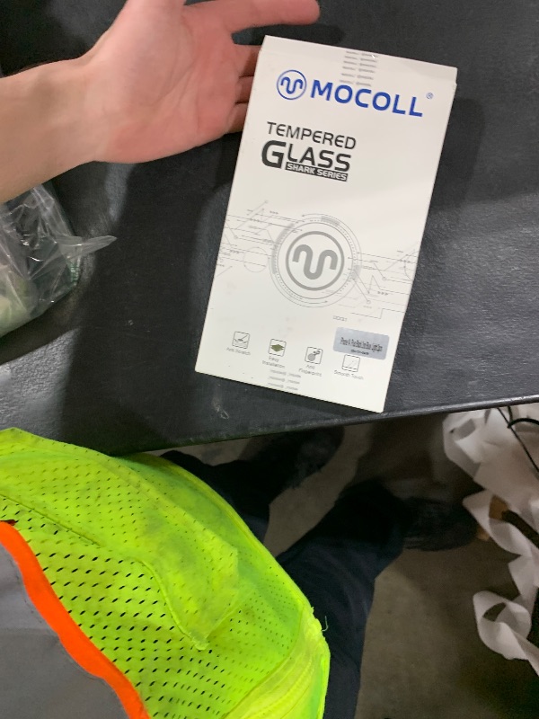Photo 1 of MOCOLL 2PCS for iPhone 14 Plus Screen Protector 6.7 inch Anti Blue Light HD Clear Full Screen Film Eye Protection Easy to Install 9H Hardness Anti-scratch Bubble-free Tempered Glass