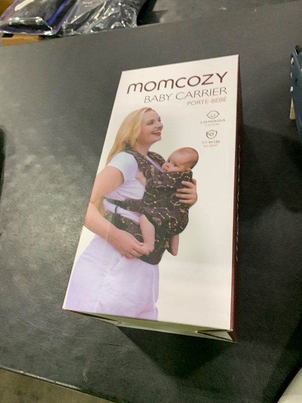 Photo 1 of Momcozy Baby Carrier - Ergonomic, Cozy and Lightweight Carrier for 3-24 Months, Effortless to Put On, Ideal for Hands-Free Parenting, Enhanced Lumbar Support, Purehug for Infant to Toddler, Black