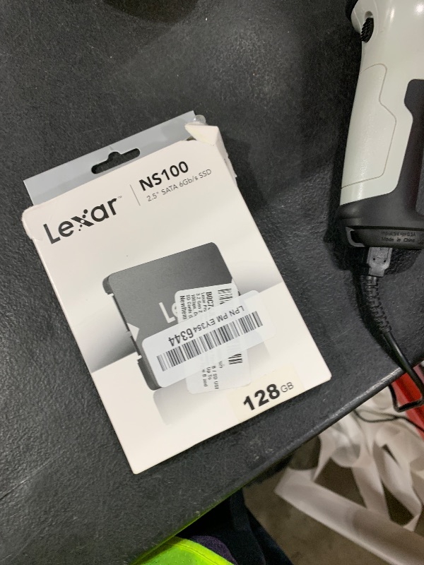 Photo 1 of Lexar 128GB NS100 SSD 2.5 Inch SATA III Internal Solid State Drive, Up To 520MB/s Read, Gray (LNS100-128RBNA)