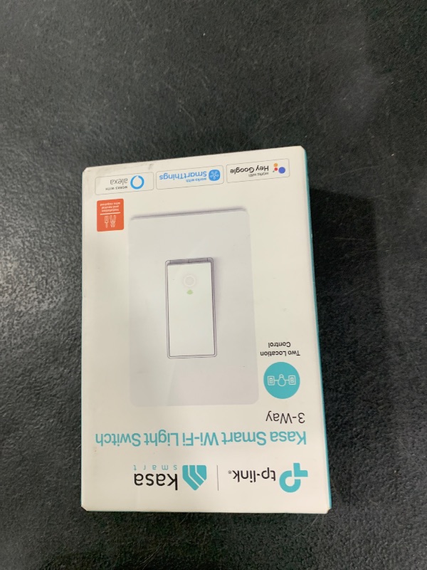 Photo 1 of Kasa Smart Dimmer Switch HS220, Single Pole, Needs Neutral Wire, 2.4GHz Wi-Fi Light Switch Works with Alexa and Google Home, UL Certified, No Hub Required, 1 Pack