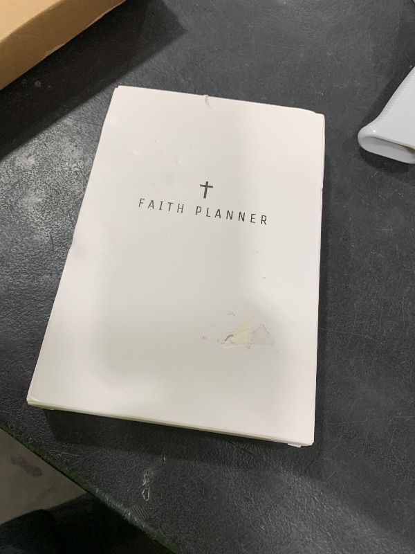Photo 1 of 2025 Christian Planner, Bible Planner & Prayer Journal | Daily Christian Planner 2025 For Women & Men with Weekly & Monthly Planning | 12 Month A5 Size | White | Faith Planner