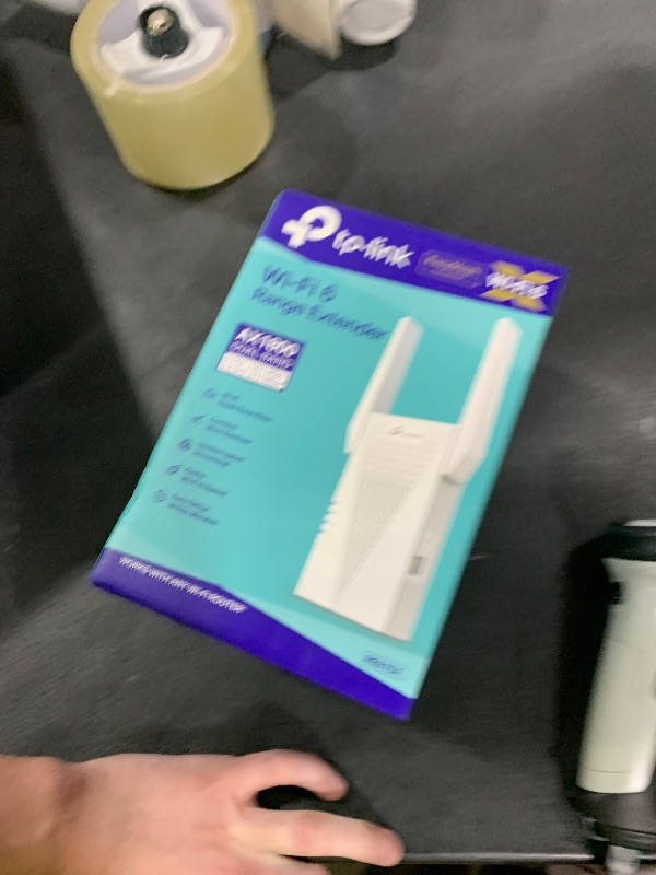 Photo 1 of TP-Link RE615X AX1800 WiFi 6 Range Extender w/Ethernet Port | 1.8G Dual-Band Wireless Repeater Amplifier | Up to 2100 Sq. Ft., 64 Devices | Internet Signal Booster | APP Setup | EasyMesh Compatible