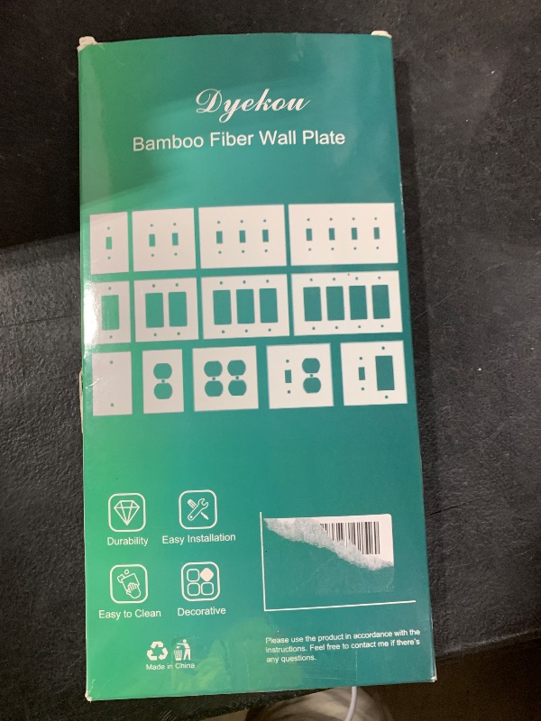Photo 1 of Dyekou Wall Plate for Electrical Outlets, Decorative Antique Brass Switch Plates Outlet Cover, Light Switch Cover Plate, 2-Gang Wall Plates, Solid Zinc Alloy (Toggle/Duplex, 2 Pack)