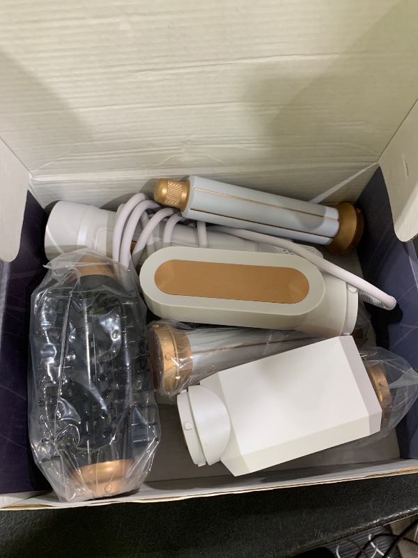 Photo 1 of 6 in ONE Blow Dryer Brush, Curling Wand Hair Styling Tools Set, Ionic Hot Air Hair Dryer, Massage Oval Hair Dryer, Left&Right Hair Curlers 100-120V