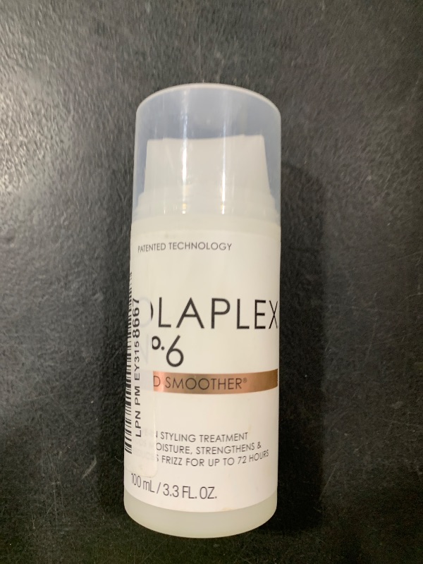 Photo 1 of Olaplex No. 6 Bond Smoother, Leave-In Styling Hair Cream Treatment, Smooths, Conditions, & Strengthens, Frizz Control for Up to 72 Hours, For All Hair Types, 3.3 fl oz