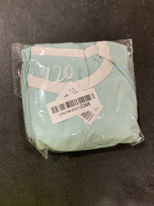 Photo 1 of WEEOATAR Hospital Gown Disability Aids for Kid Post Surgery Clothing, Full Open, Easy to Wear with Magic Stickers, Incontinence Clothing for Boys and Girls (Green, 120cm/47.2in)