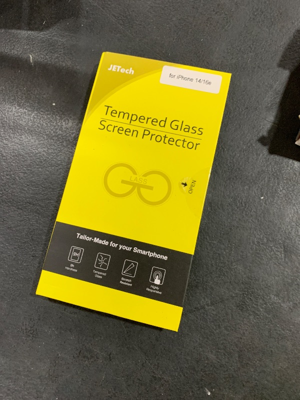Photo 1 of JETech Privacy Screen Protector for iPhone 16e 2025, iPhone 14 6.1-Inch, Anti Spy Tempered Glass Film, 2-Pack