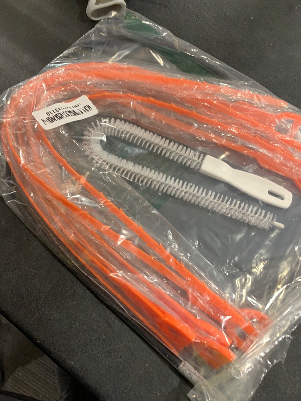 Photo 1 of 35.5inch Drain Clog Remover(1pcs), 25inch Drain Snake Hair Remover(6pcs) ? Cleaning Brush(2pcs), Hair Catcher Drain Auger Cleaner Tool Set For Toilet, Kitchen Sink, Bathroom Tub, Sewer, 9 Pack