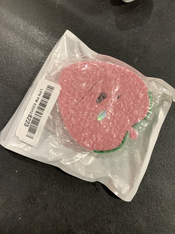 Photo 1 of Wireless Bluetooth Mouse Cute Pink Fruit Strawberry Shape Silent Portable Lightweight USB Optical Cordless Dual Mode Mice for PC Laptop Computer Tablet Mac MacBook Pro Desktop Kids Girls Women Gift