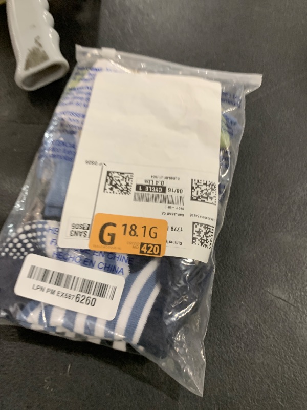Photo 1 of Zaples Baby Boys Non Slip Grip Ankle Socks with Non Skid Soles for Infants Toddlers Kids, Boy Stripes, 12-36 Months