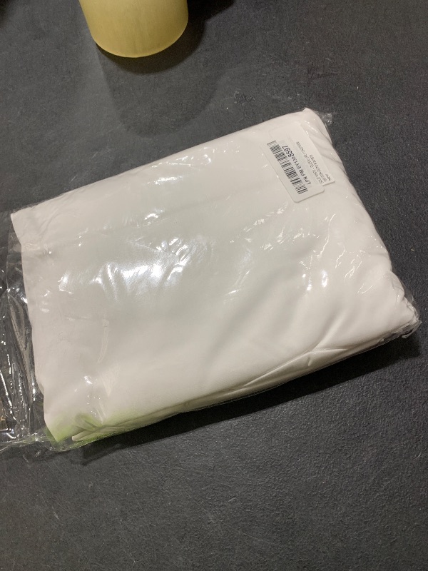 Photo 1 of ROYALE LINENS 300 Thread Count 100% Long Staple Combed Cotton Fitted Sheet Queen - Super Soft Deep Pocket Bottom Sheet - Fitted Sheets Only - Elastic Sheets (Queen, White)