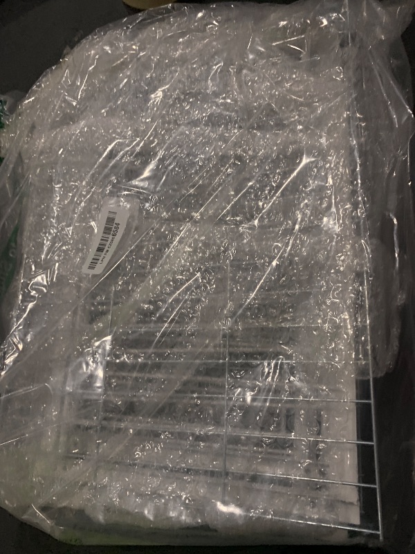 Photo 1 of Andowns Big Foldable Galvanised Pigeon Dove Bird Trap Cage Feral Pigeon Humane Way with The one-Way Entrance Trapping Pigeons Doves in Cages 1 (40x30x26cm / 17x13x10inch 4 Entrances)