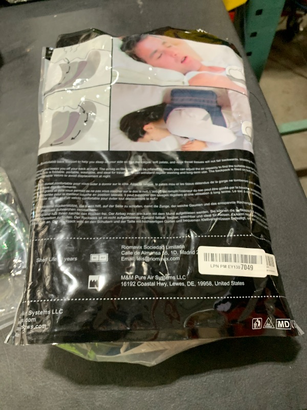 Photo 1 of WoodyKnows Side-Sleeping Backpack, Sleep Position Trainer, Sleeping on The Side Alleviates Snoring Caused by Throat Issues (Small, Back Width?16 Inch or 40 cm)