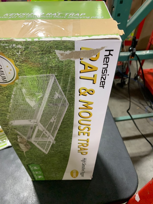 Photo 1 of Kensizer Animal Humane Live Cage Trap That Work for Rat Mouse Chipmunk Mice Voles Hamsters and Other Small Rodents, Trampa para Ratones, Catch and Release 1Pack Medium 12" L x 6.5" W x 5" H