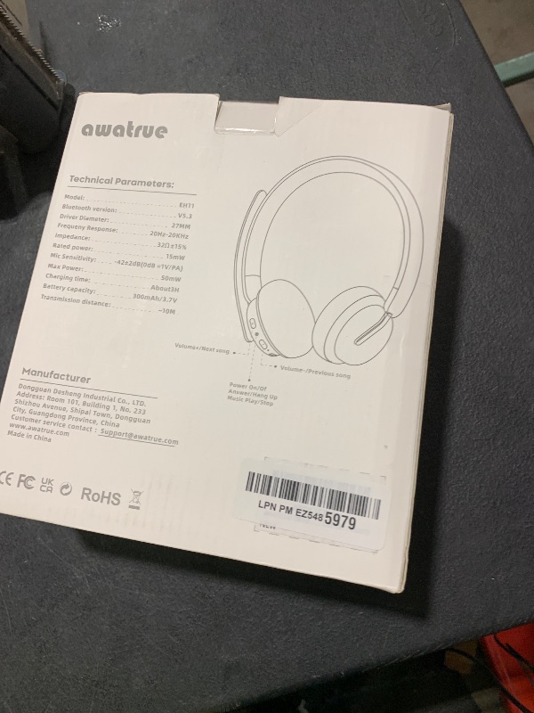 Photo 1 of Wireless Headset with Mic for Work, Bluetooth 5.3 Headset with AI Noise Cancelling Microphone & Call Reminder, Wireless Headphone with Voice Assistant for PC/Computer/Remote Work/Call Center/Zoom
