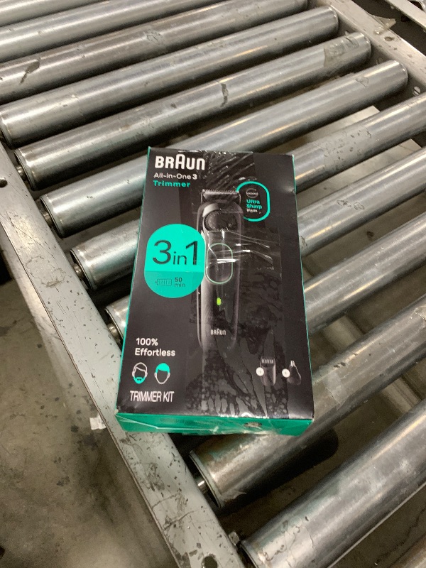 Photo 1 of Braun All-In-One Style Kit Series 3 3430, 3-in-1 Trimmer for Men with Beard Trimmer, Ear & Nose Trimmer, Hair Clippers, Ultra-Sharp Blade, 20 Length Settings, Washable