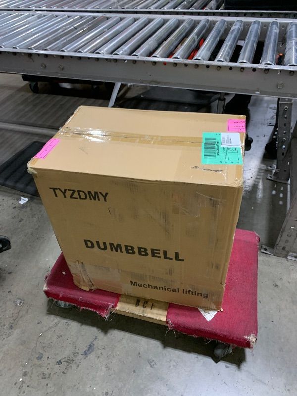 Photo 1 of TYZDMY Adjustable Dumbbells Set of 2?Free Weights Dumbbells Set?Adjustable Dumbbell Set?52.5 lbs pair 105 lbs?15 in 1?for Men/Women Gym Equipment for Home Strength Training Equipment