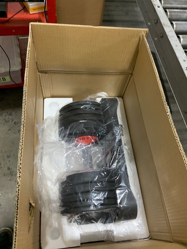 Photo 1 of TYZDMY Adjustable Dumbbells Set of 2?Free Weights Dumbbells Set?Adjustable Dumbbell Set?52.5 lbs pair 105 lbs?15 in 1?for Men/Women Gym Equipment for Home Strength Training Equipment