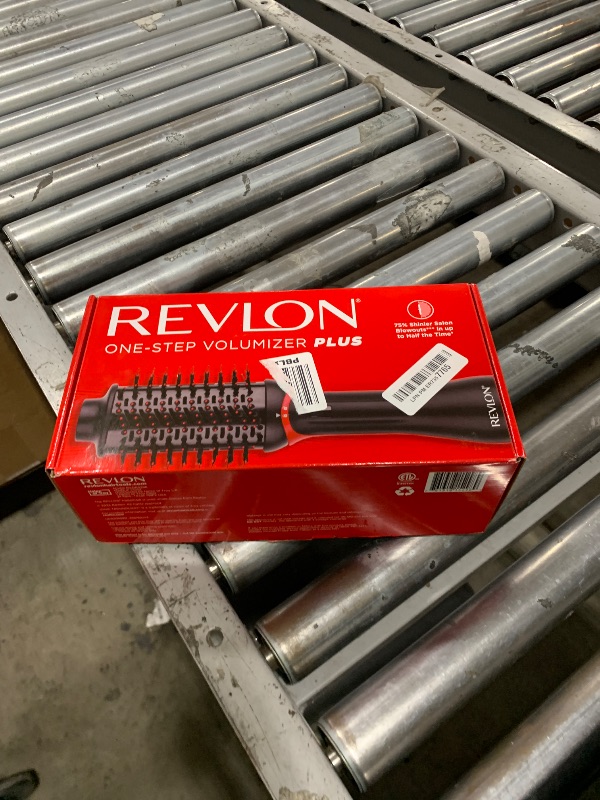 Photo 1 of REVLON One Step Volumizer PLUS Hair Dryer and Styler | More Volume, Less Damage, and More Styling Control for Easy and Fast Salon-Style Blowouts, Plus Travel Friendly (Black)