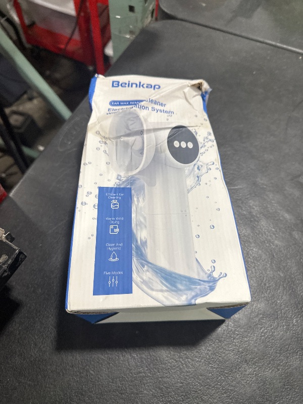 Photo 1 of Upgraded Ear Wax Removal with Mild Drying, Safe Ear Cleaner for Ear Wax Buildup Flushing and Cleaning with Dual-Compartment Design, Ear Wax Cleaner Kit 5 Pressure Settings & USB-C Cable, IPX7