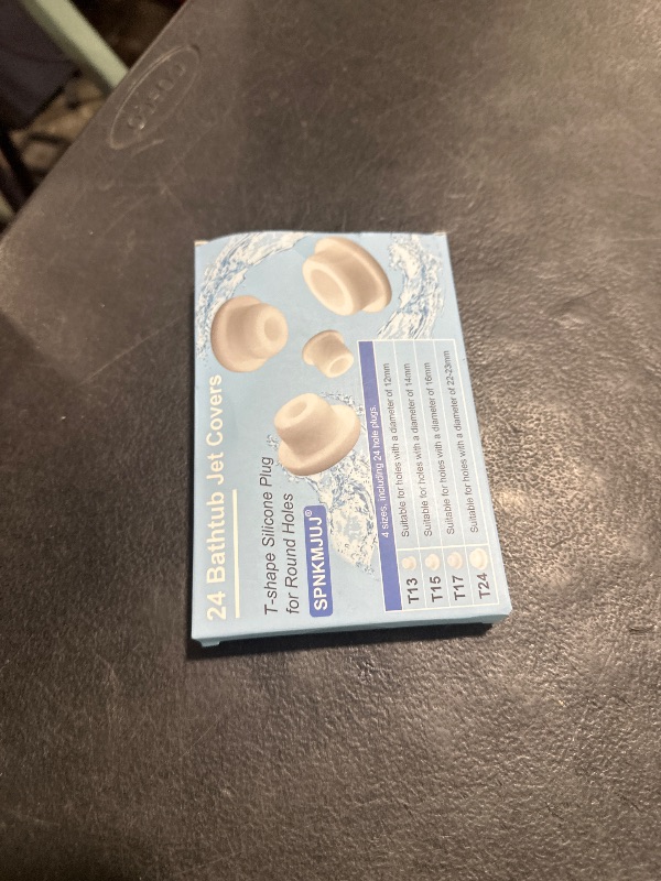 Photo 1 of 24 PCS Bathtub Jet Covers Silicone Hole Plug White Tube Plugs 4 Sizes Waterproof Bathtub Plug Fit for 12mm 14mm 16mm 22-23mm Bathtub Hole