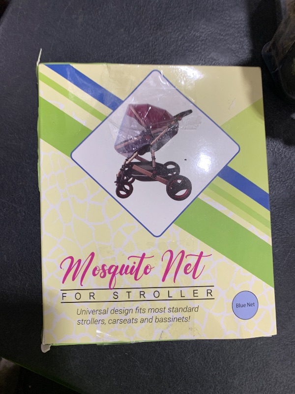 Photo 1 of Enovoe Mosquito Net for Stroller, Bassinet, Cradle - Blue Baby Mosquito Net Cover for Playards, Pack N Plays, Mini Crib