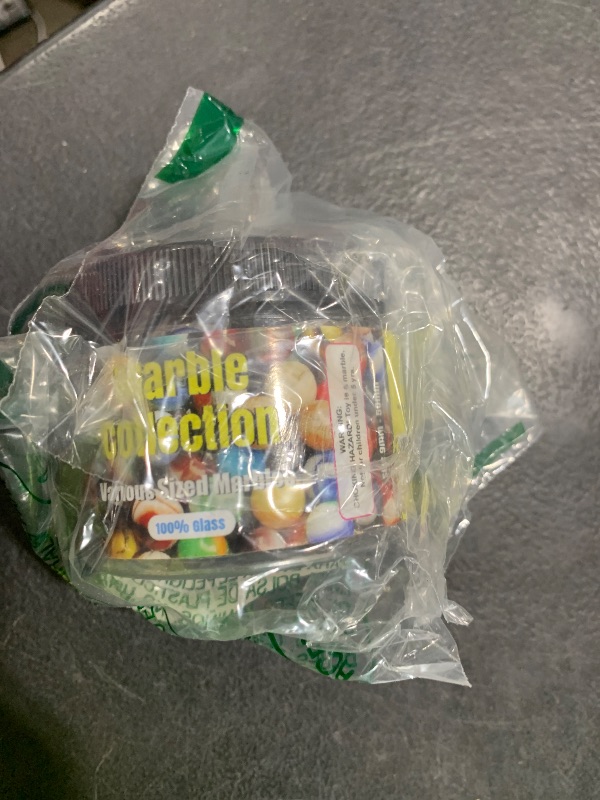 Photo 1 of My Toy House Glass Marbles with Portable Container (Assorted Sizes and Colors)