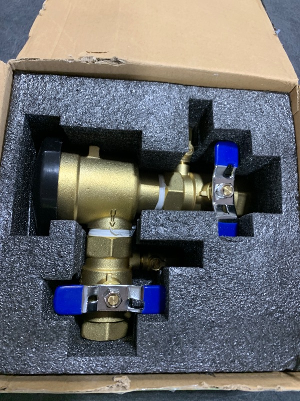 Photo 1 of 1”720A Pressure Vacuum Breaker Assembly for Zurn Wilkins 1-720A, Brass Irrigation Backflow Preventer, Max 400 PSI Backflow Preventer Valve for Irrigation Systems and Commercial Water Supply Systems