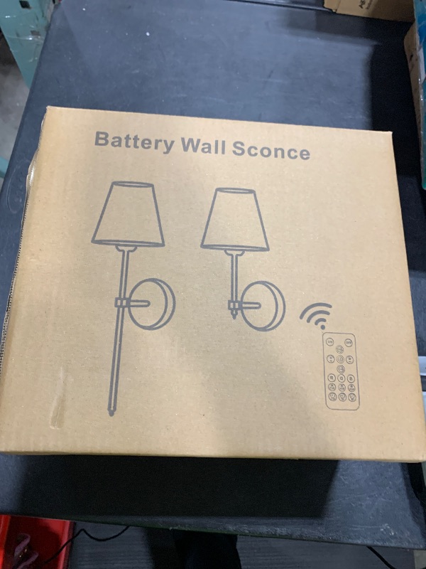 Photo 1 of Adetu Battery Operated Wall Sconce Set of 2, 5CCT Gold Rechargeable Wall Lights with Remote, 10 RGB Dimmable Colors Wireless Battery Powered Wall Sconce Wall Lamp for Bedroom Living Room Wall Decor
