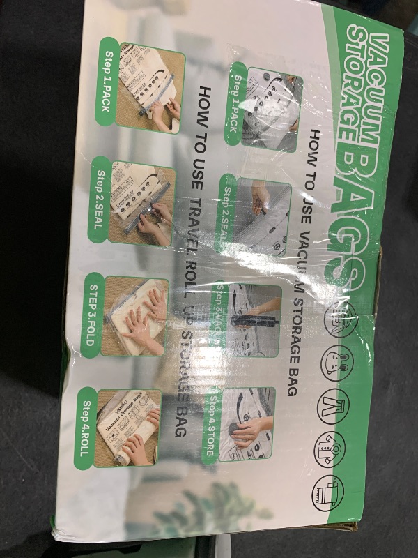 Photo 1 of Vacuum Seal Bags for Clothing- 20 Pack 4 Sized Vacuum Storage Bags with Hand Pump, Space Saver Organisers for Travel Luggage Clothes Blankets Comforters (4Jumbo?4L4M8S)