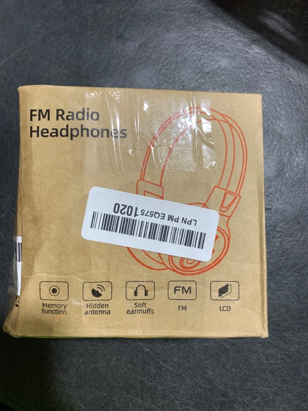 Photo 1 of Kamapulo F4 Rechargeable & Portable Personal FM Radio Headphones with Best Reception, FM Headset Radio Receiver for Meeting, Daily Works, Hiking, Jogging