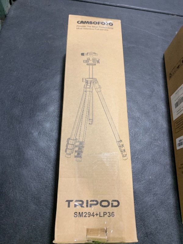 Photo 1 of CAMBOFOTO 68" Lightweight Travel Camera Tripod with Ball Head, Compact Aluminum Tripod for DSLR/SLR, Compatible with Canon, Nikon, Binoculars, Telescope (Supports 8.8 lbs, Weighs 2.62 lbs)