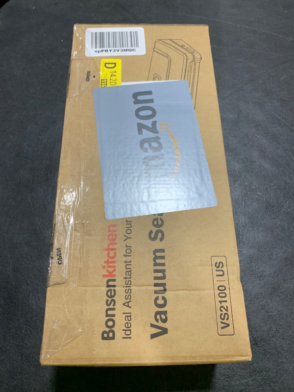 Photo 1 of [Updated 2025] Bonsenkitchen Vacuum Sealer Machine + 40 Vacuum Bags, Fast-Compact/Multi-Functional Food Vacuum Sealer with External Vacuum System, Silver