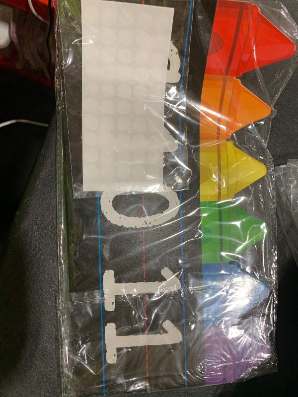 Photo 1 of 15 PCS Alphabet Bulletin Board Strips Set Alphabet Crayon Bulletin Board Posters ABC Number Line Wall Decor Die-Cut 26 Letter and 0-20 Number Border for Kindergarten Classroom Playroom Bedroom Decor