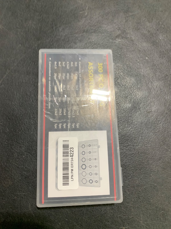 Photo 1 of povtii 300 PCS O Ring Assortment Kit Set, 18 Sizes High Pressure High Temperature Resistant Nitrile Rubber Ring Repair Kit, Professional Gasket A/C System Seal Kits, Car Accessories