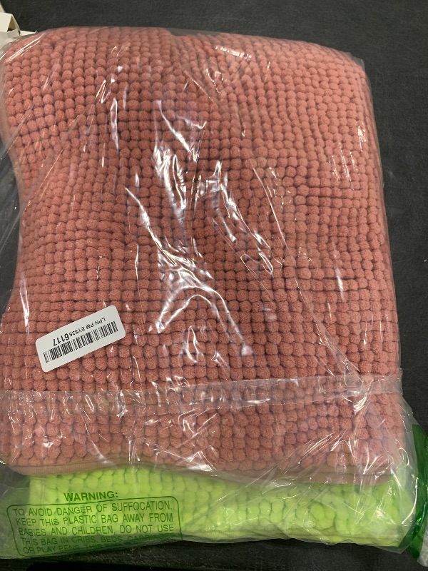 Photo 1 of Amylove 4 Pcs Guinea Pig Cage Liner Guinea Pig Bedding Washable Fleece Pee Pads Reusable Small Animals Training Mat Small Animal Sleeping Bed for Bunny Hamster (Green Pink,16 x 24 Inch)