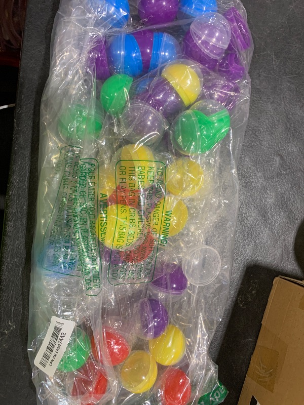 Photo 1 of PRETYZOOM 50pcs Vending Machine Capsules, 1.8 Inch Colored Round Capsules Ball, Empty Fillable Balls, Gumball Machine Supplies for Prizes Party Christmas