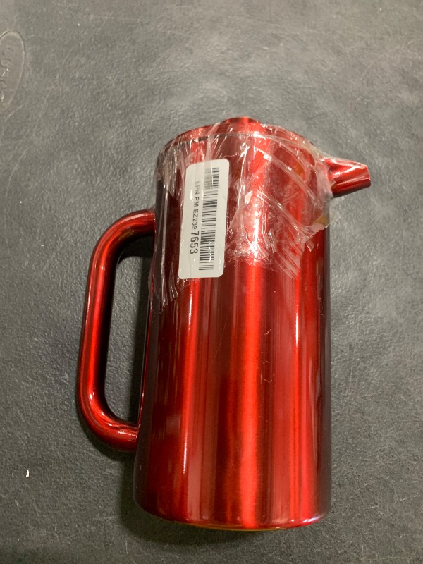 Photo 1 of ESPRO P7 French Press Coffee Maker - Double-Walled Stainless Steel Insulated with Micro-Filter, 18 Ounces, Cranberry