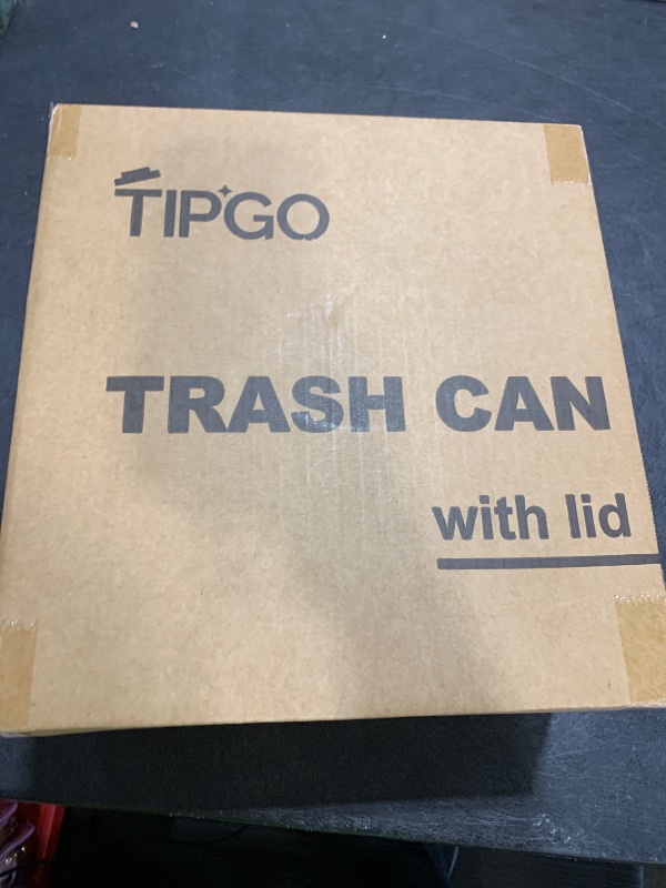 Photo 1 of TIPGO Slim Bathroom Trash Can with Lid Soft Close, Step Pedal, 6 Liter / 1.6 Gallon Stainless Steel Trash Bin, Small Garbage Cans for Bedroom, Office, Kitchen (Matte Black)